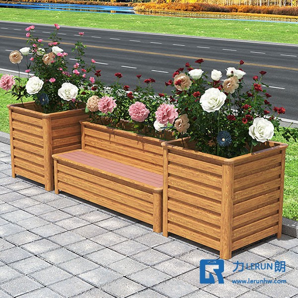 鋁合金花箱座椅組合 站臺花箱座椅 商業花箱組合